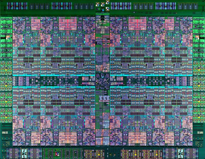 IBM POWER8 CPU Die