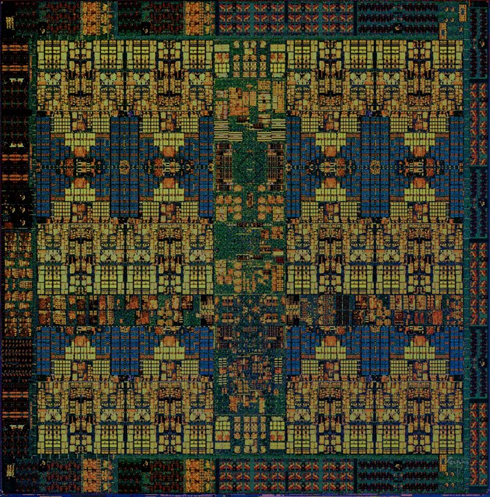 IBM POWER9 CPU Die