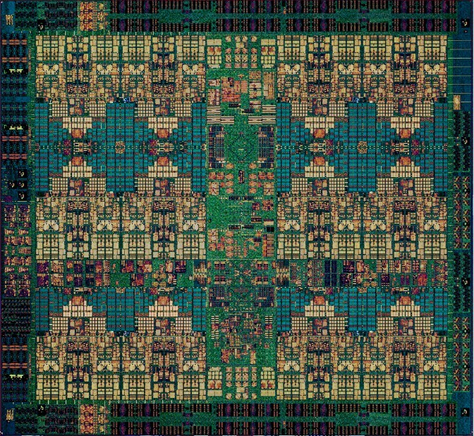 IBM POWER9 CPU die